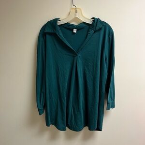 Elegant Teal Blouse for Women